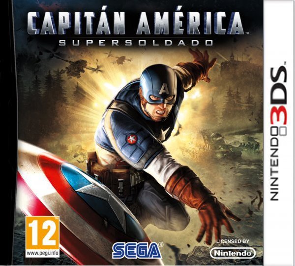 Caratula de Capitan America Supersoldado para Nintendo 3DS