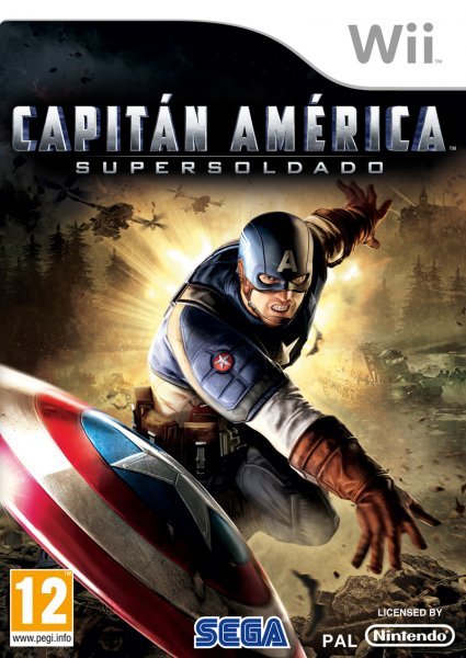 Caratula de Capitan America Supersoldado para Wii