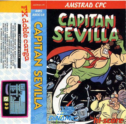 Caratula de Capitan Sevilla para Amstrad CPC