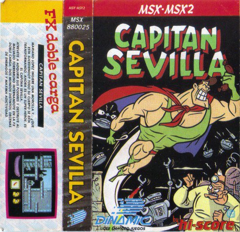Caratula de Capitan Sevilla para MSX