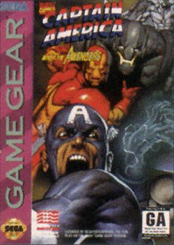 Caratula de Captain America and The Avengers para Gamegear