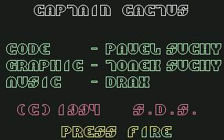 Pantallazo de Captain Cactus para Commodore 64