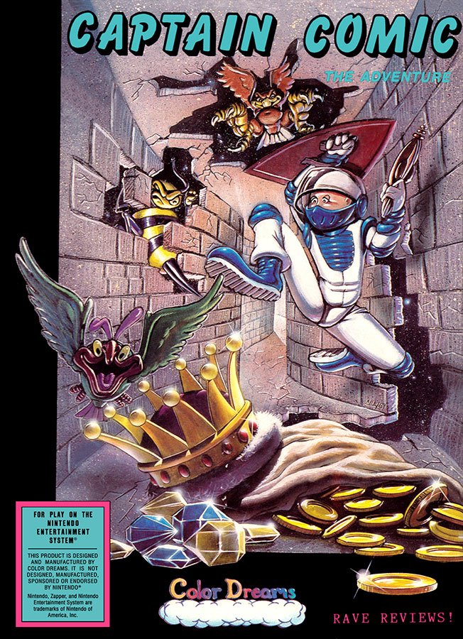 Caratula de Captain Comic para Nintendo (NES)