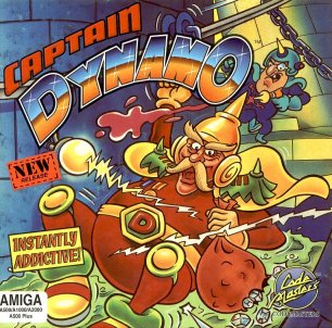 Caratula de Captain Dynamo para Amiga