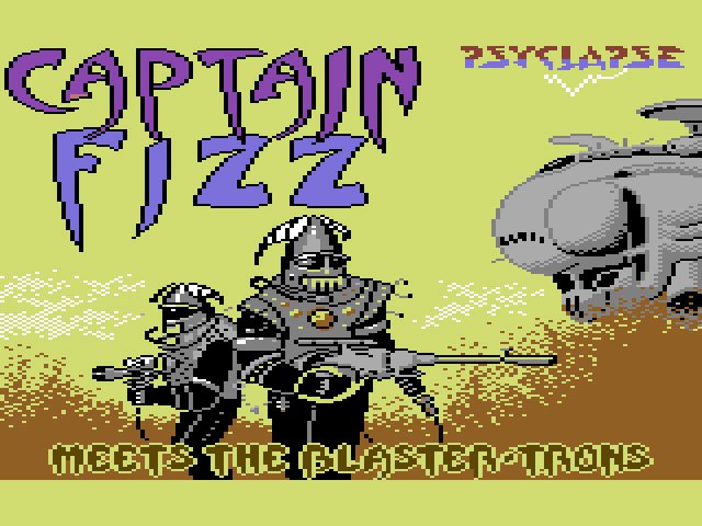 Pantallazo de Captain Fizz Meets the Blaster-Trons para Commodore 64
