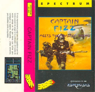 Caratula de Captain Fizz para Spectrum