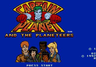 Pantallazo de Captian Planet and the Planeteers para Sega Megadrive