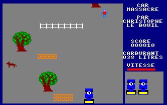 Pantallazo de Car Massacre para Amstrad CPC