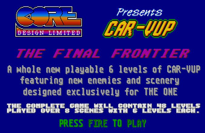 Pantallazo de Car-VUP: The Final Frontier para Atari ST