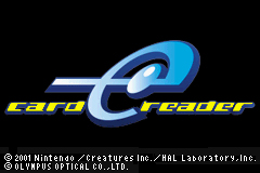 Pantallazo de Card E Reader (Japonés) para Game Boy Advance