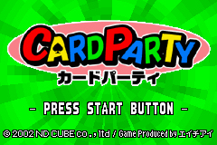 Pantallazo de Card Party (Japonés) para Game Boy Advance