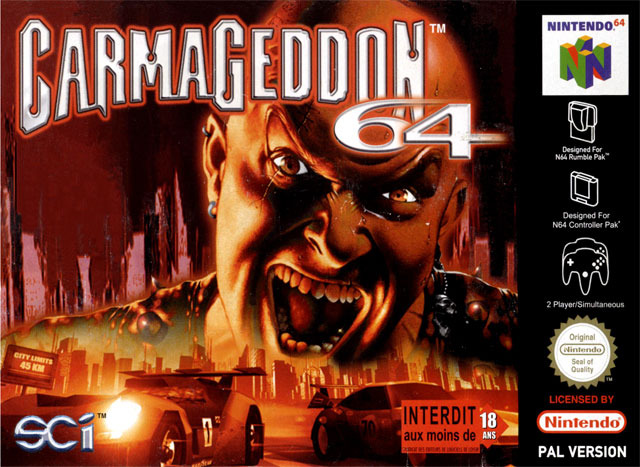Caratula de Carmageddon 64 para Nintendo 64