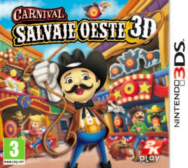 Caratula de Carnival Salvaje Oeste 3D para Nintendo 3DS