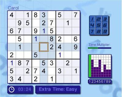 Pantallazo de Carol Vorderman's Sudoku para PlayStation 2