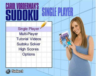 Pantallazo de Carol Vorderman's Sudoku para PlayStation 2
