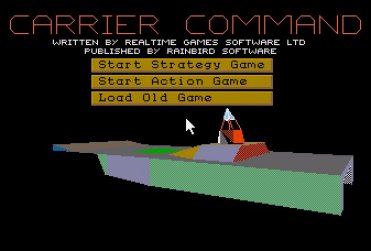 Pantallazo de Carrier Command para Amiga