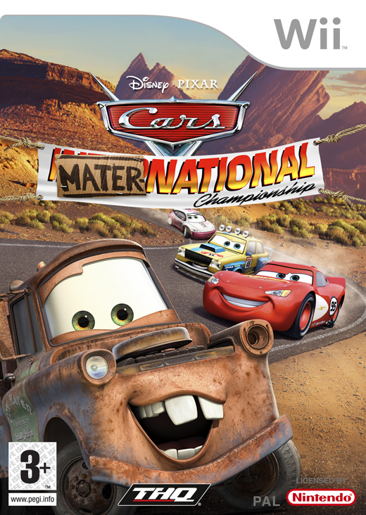 Caratula de Cars Mater-National para Wii