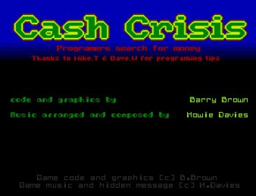 Pantallazo de Cash Crisis para Amiga