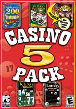 Caratula de Casino 5 Pack para PC