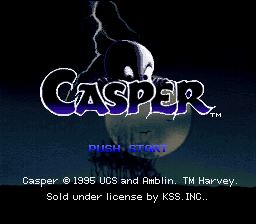 Pantallazo de Casper (Japonés) para Super Nintendo