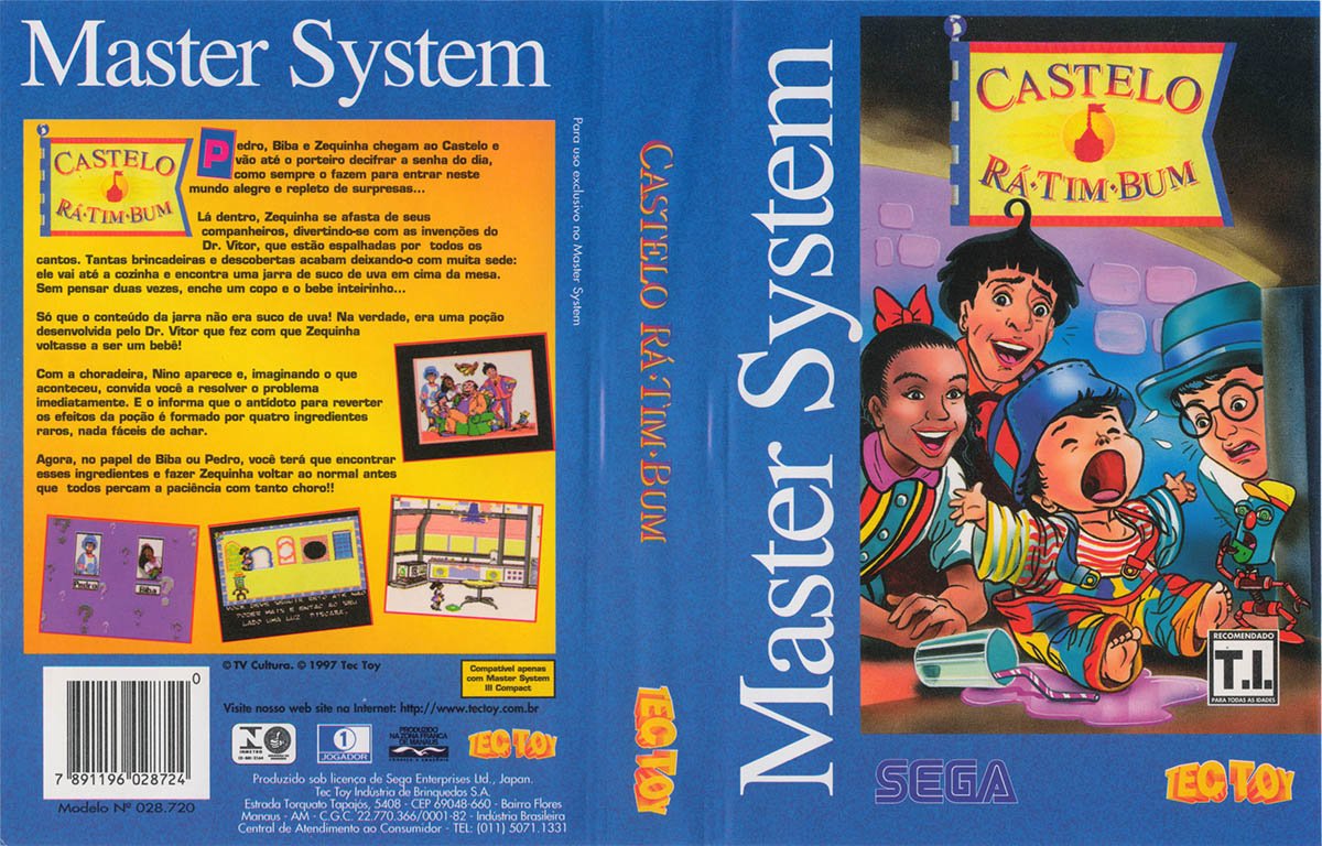 Caratula de Castelo Ra Tim Bum para Sega Master System