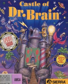 Caratula de Castle Of Dr. Brain para Amiga