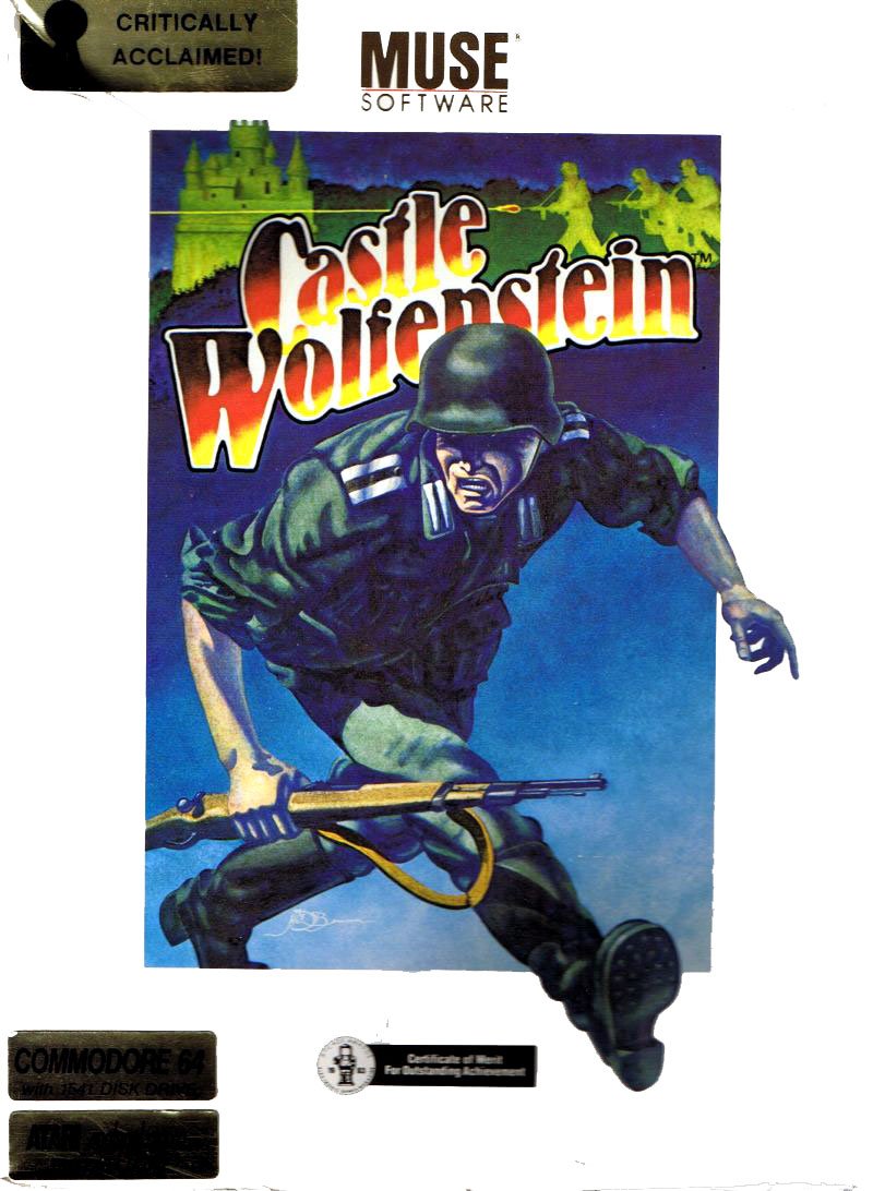 Caratula de Castle Wolfenstein para Commodore 64