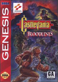 Caratula de Castlevania: Bloodlines para Sega Megadrive