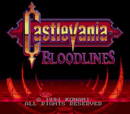 Pantallazo de Castlevania: Bloodlines para Sega Megadrive