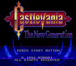 Pantallazo de Castlevania: The New Generation (Europa) para Sega Megadrive