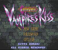 Pantallazo de Castlevania: Vampire's Kiss (Europa) para Super Nintendo