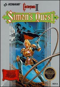 Caratula de Castlevania II: Simon's Quest para Nintendo (NES)