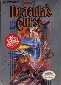 Caratula de Castlevania III: Dracula's Curse para Nintendo (NES)