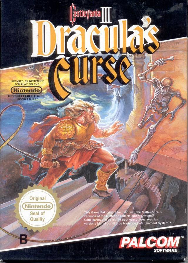 Caratula de Castlevania III: Dracula's Curse para Nintendo (NES)