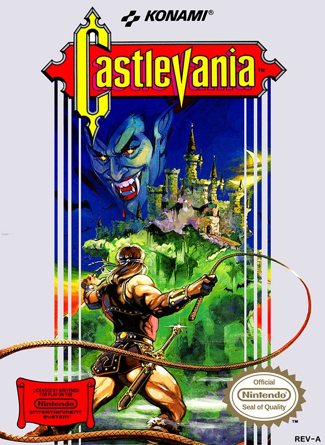 Caratula de Castlevania para Nintendo (NES)