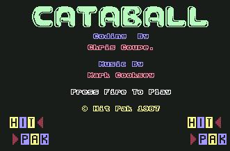 Pantallazo de Cataball para Commodore 64