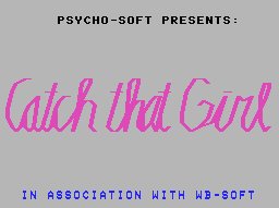Pantallazo de Catch That Girl para MSX