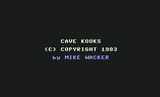 Pantallazo de Cave Kooks para Commodore 64