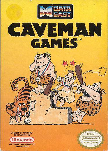 Caratula de Caveman Games para Nintendo (NES)