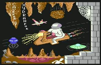 Pantallazo de Caverns of Xydraphur para Commodore 64
