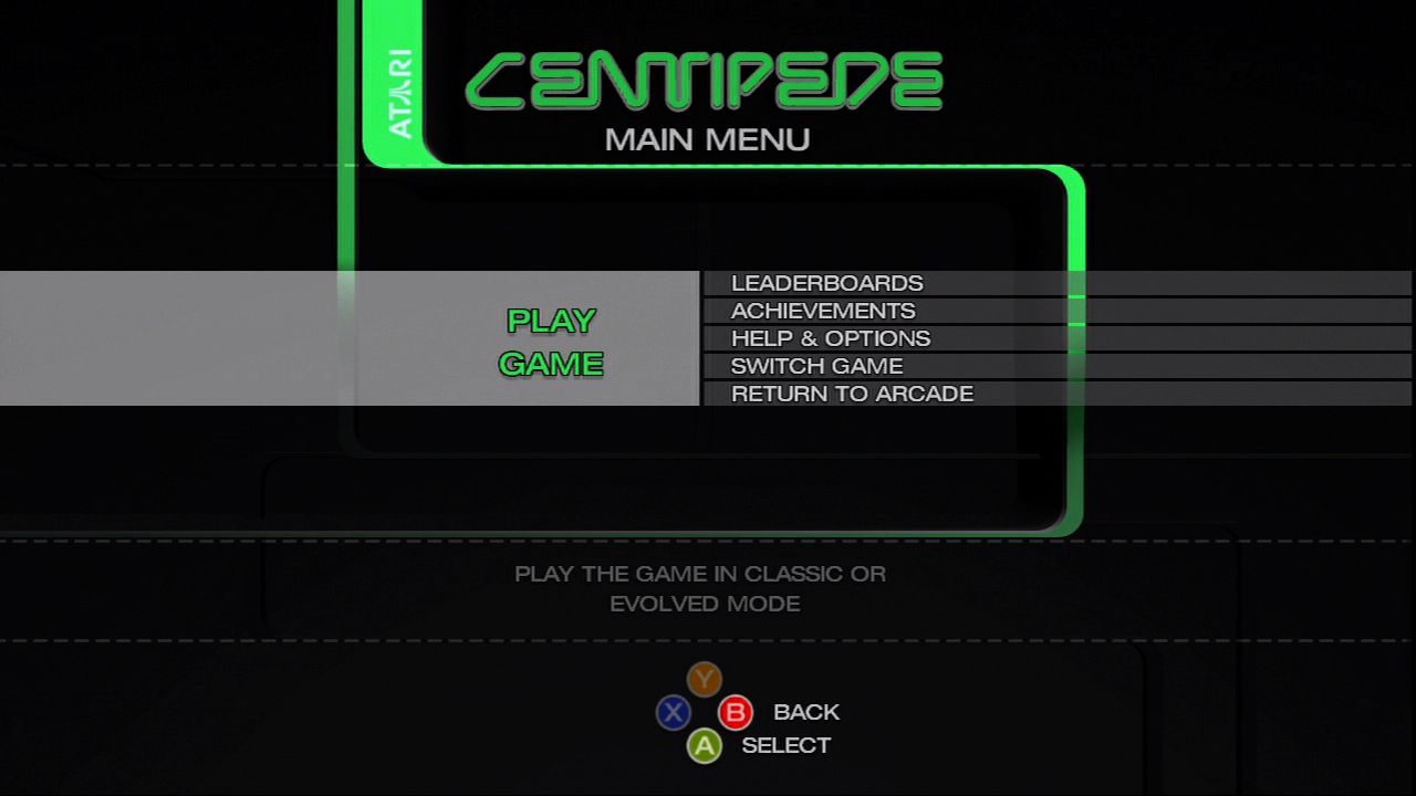 Pantallazo de Centipede / Millipede (Xbox Live Arcade) para Xbox 360