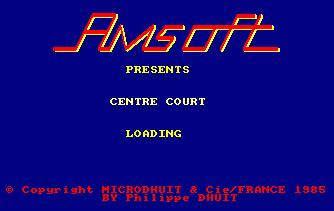 Pantallazo de Centre Court Tennis para Amstrad CPC
