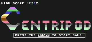 Pantallazo de Centripod para Commodore 64