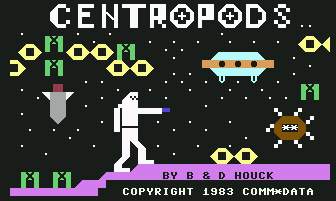 Pantallazo de Centropods para Commodore 64