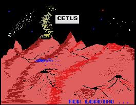 Pantallazo de Cetus para MSX