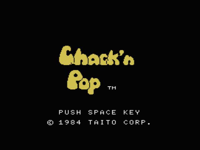 Pantallazo de Chack'n Pop para MSX