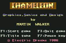 Pantallazo de Chameleon para Commodore 64