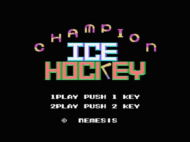 Pantallazo de Champion Ice Hockey para MSX