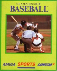Caratula de Championship Baseball para Amiga