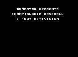 Pantallazo de Championship Baseball para Spectrum